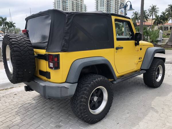 2008 *Jeep* *Wrangler* *4WD 2dr X* Detonator Yellow for sale in Fort Lauderdale, FL – photo 24