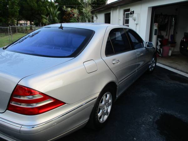 1 OWNER LOW MILES 2001 MERCEDES BENZ S500 CLEAN CAR FAX! "NICE CAR" for sale in Lake Worth, FL – photo 4