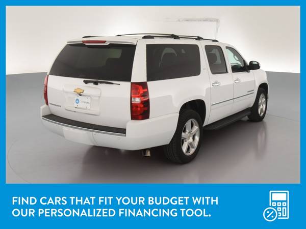 2014 Chevy Chevrolet Suburban 1500 LTZ Sport Utility 4D suv White for sale in New Haven, CT – photo 8