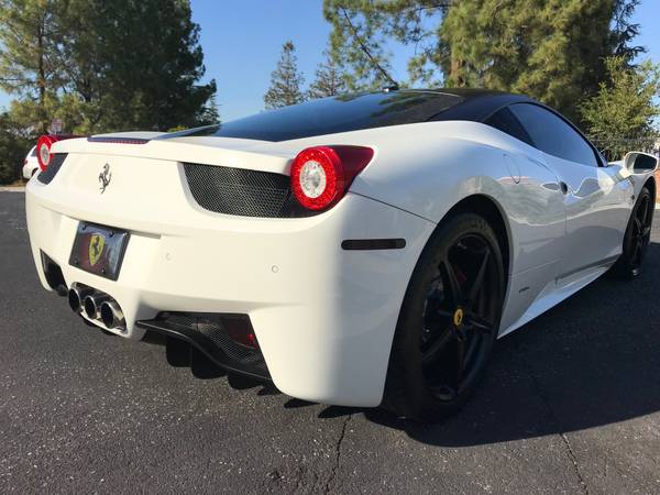 2014 Ferrari 458 Italia White/Red Perfect Condition ! 4300 Miles -... for sale in Los Gatos, CA – photo 5