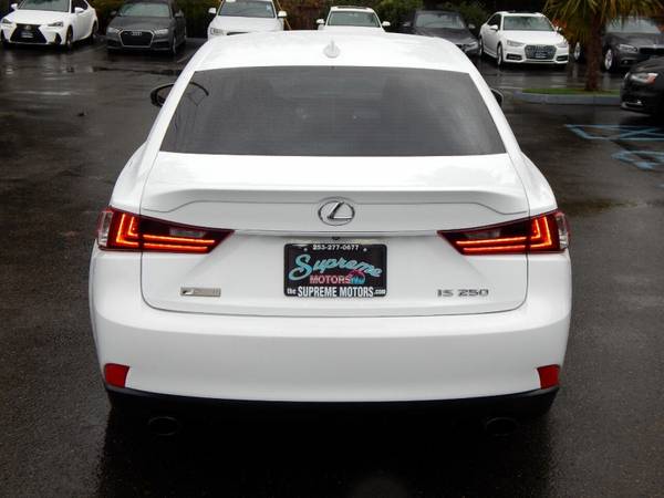 WHITE ON RED 2015 Lexus IS250 F-SPORT West Coast Owned No for sale in Auburn, WA – photo 10