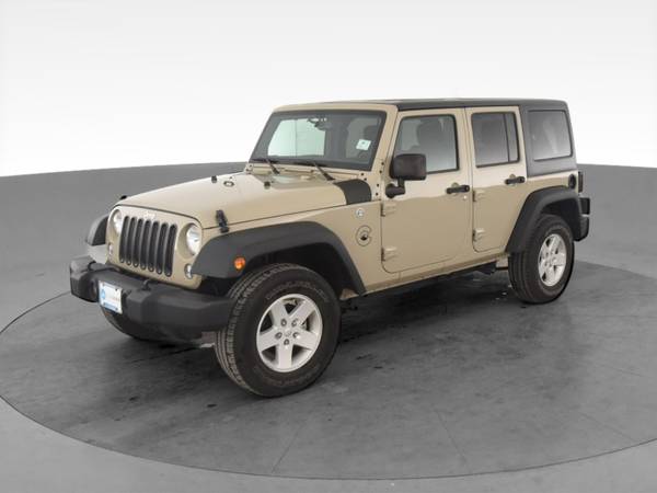 2017 Jeep Wrangler Unlimited Sport S Sport Utility 4D suv Beige - -... for sale in San Marcos, TX – photo 3