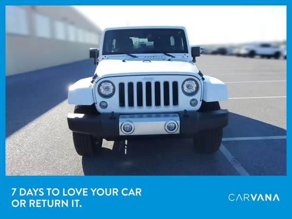 2017 Jeep Wrangler Unlimited Sahara Sport Utility 4D suv White for sale in Naples, FL – photo 13