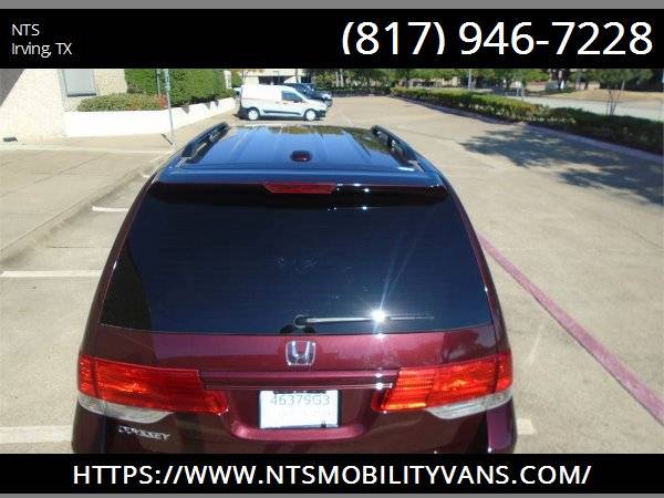 LEATHER 2010 HONDA ODYSSEY MOBILITY HANDICAPPED WHEELCHAIR RAMP VAN for sale in irving, TX – photo 9