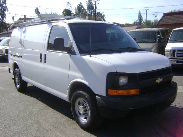 2011 Chevy Express 2500 Cargo Van Ladder Rack Work Bins ENCLOSED NO... for sale in Corona, CA – photo 3