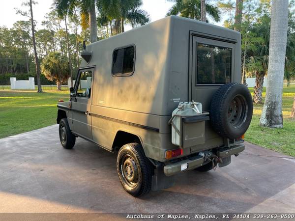 1989 Mercedes-Benz 230GE Puch G-Class HARD TOP! Swiss Army G-Wagon for sale in Naples, FL – photo 6