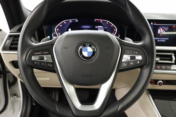 HEATED LEATHER-CAMERA White 2020 BMW 3 Series 330i xDrive AWD for sale in Clinton, MO – photo 7