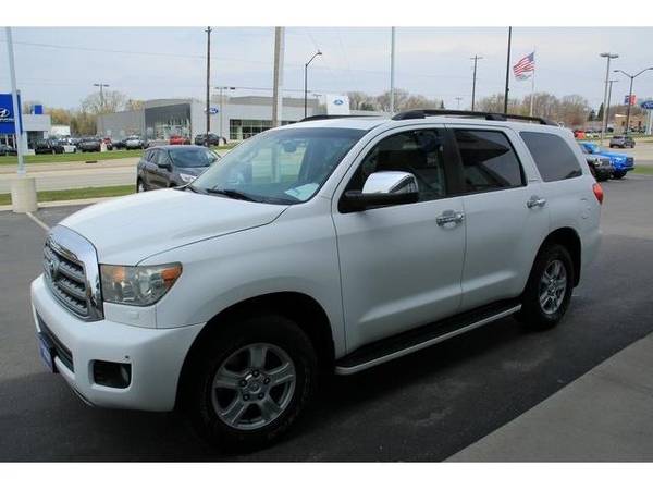 2008 Toyota Sequoia SUV Limited - Toyota White - - by for sale in Green Bay, WI – photo 7