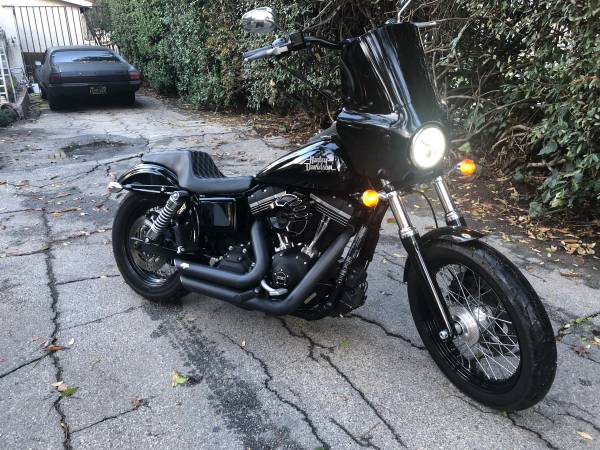 2014 Harley Davidson Dyna Street Bob LOW MILES ~ LIKE NEW FXDB/trade for sale in Woodland Hills, CA