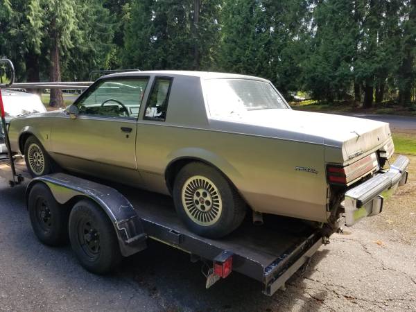 1984 Buick Regal T-Type, 3.8L 6-Cyl Turbo, Minor Project - cars &... for sale in Kirkland, WA – photo 2