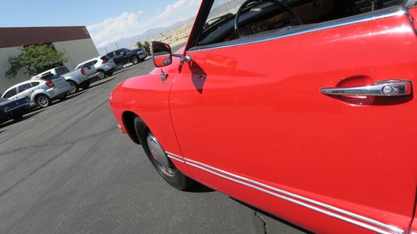 1970 VOLKSWAGEN KARMANN GHIA CONVERTIBLE RARE AUTO 1600! NEW TOP! for sale in Lucerne Valley, CA – photo 5