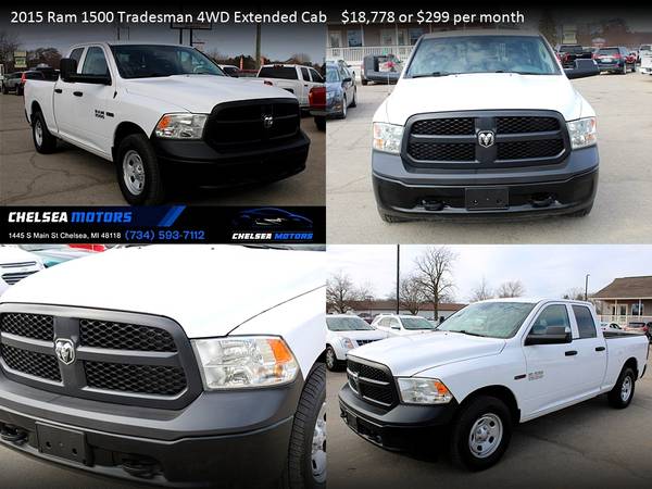 353/mo - 2015 Ram 1500 Tradesman 4WD! Crew 4 WD! Crew 4-WD! Crew Cab for sale in Chelsea, OH – photo 20