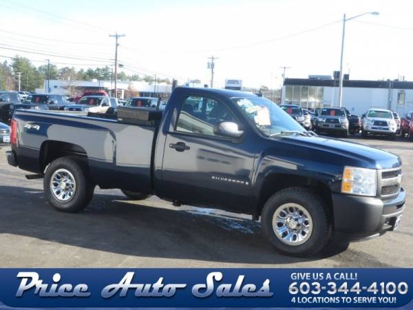 2009 Chevrolet Silverado 1500 Work Truck 4x4 2dr Regular Cab 8 ft.... for sale in Concord, ME – photo 4
