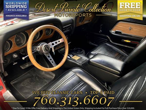 CRAZY DEAL on this 1970 Ford Mustang Fastback 351 , AC , Mach 1 for sale in Palm Desert , CA – photo 8