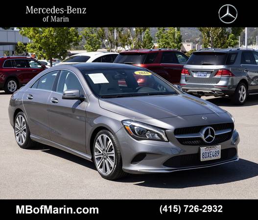 2018 Mercedes-Benz CLA250 - 4P1913 - Certified 23k miles - cars & for sale in San Rafael, CA – photo 2