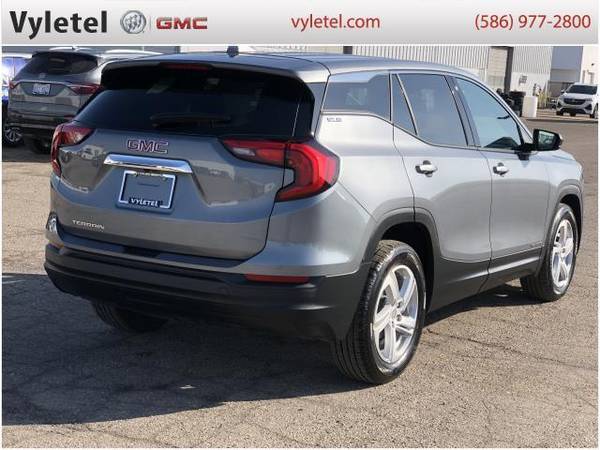 2019 GMC Terrain SUV FWD 4dr SLE - GMC Satin Steel Metallic - cars & for sale in Sterling Heights, MI – photo 3