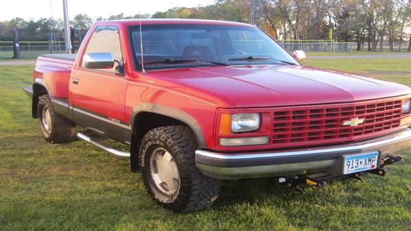 1991 Chevrolet Stepside With Meyers Plow - cars & trucks - by owner... for sale in Henning, MN – photo 7