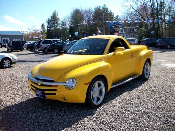2004 Chevy Chevrolet SSR LS pickup Yellow - cars & trucks - by... for sale in Rochester, NH – photo 7