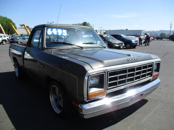 1984 DODGE D100 SHORT BED - - by dealer - vehicle for sale in Longview, WA – photo 4