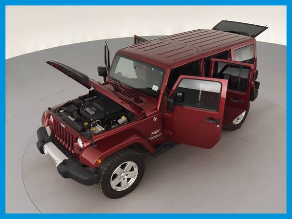 2012 Jeep Wrangler Unlimited Sahara Sport Utility 4D suv Red for sale in Cleveland, OH – photo 15
