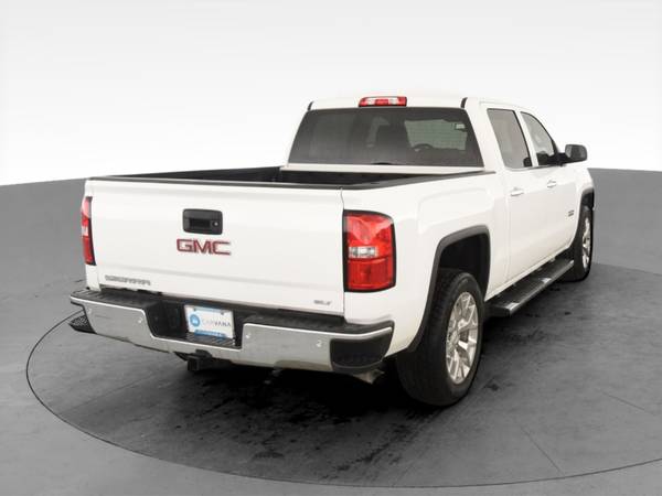 2015 GMC Sierra 1500 Crew Cab SLT Pickup 4D 5 3/4 ft pickup White for sale in Arlington, District Of Columbia – photo 10