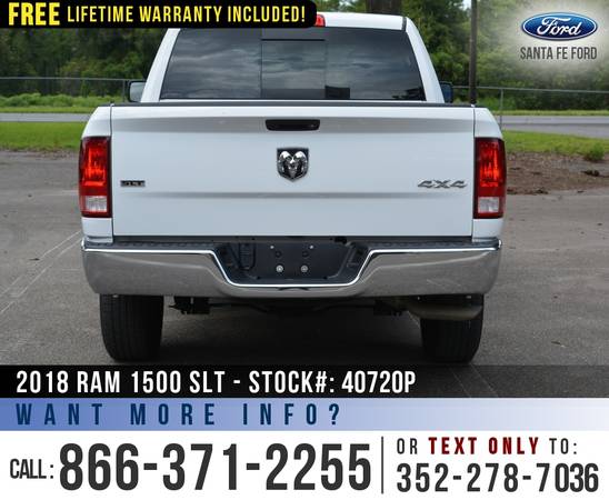 2018 Ram 1500 SLT 4WD *** Cruise Control, Camera, Bluetooth *** -... for sale in Alachua, AL – photo 6