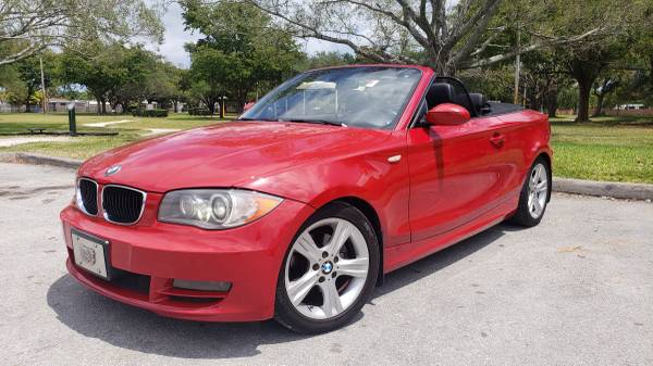 2009 BMW 128i CONVERTIBLE 0 ACCIDENTS MEMORY SEATS START BUTTON for sale in Hollywood, FL – photo 2