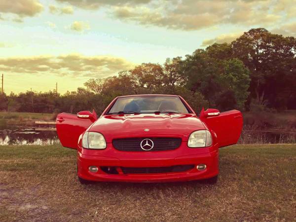 Red Convertible Mercedes slk 230 2003 - - by dealer for sale in TAMPA, FL – photo 4
