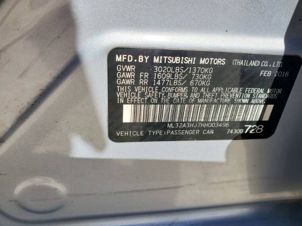 2017 Mitsubishi Mirage es - cars & trucks - by owner - vehicle... for sale in Slidell, LA – photo 8