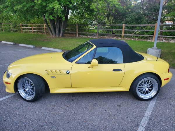 2000 BMW Z3 5 speed rare dakar yellow with only 58k miles! - cars & for sale in Boise, ID – photo 7