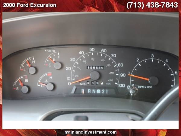 2000 Ford Excursion 137" WB Limited 4WD with Tri-panel rear door-inc: for sale in Houston, TX – photo 10