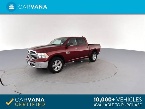 2017 Ram 1500 Crew Cab Big Horn Pickup 4D 5 1/2 ft pickup Red - for sale in Worcester, MA – photo 6