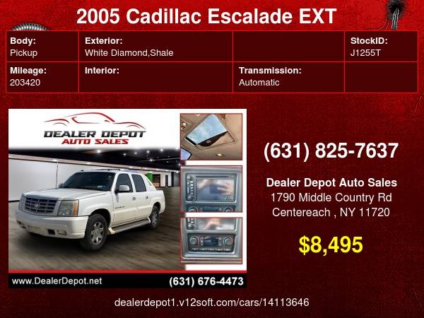 2005 Cadillac Escalade EXT 4dr AWD - - by dealer for sale in Centereach, NY – photo 24