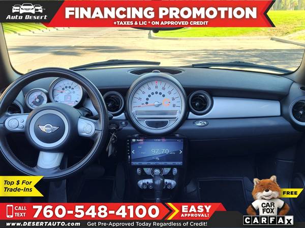 2010 Mini *Cooper* *Convertible* Only $159/mo! Easy Financing! -... for sale in Palm Desert , CA – photo 10
