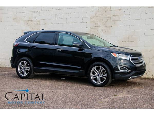 2015 Ford Edge Titanium 4WD w/Hitch, Nav, Etc! LOW Mileage 1 Owner! for sale in Eau Claire, WI – photo 2