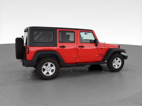 2017 Jeep Wrangler Unlimited Sport SUV 4D suv Red - FINANCE ONLINE -... for sale in utica, NY – photo 12