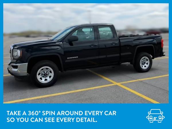 2017 GMC Sierra 1500 Double Cab Pickup 4D 6 1/2 ft pickup Black for sale in Eau Claire, WI – photo 3