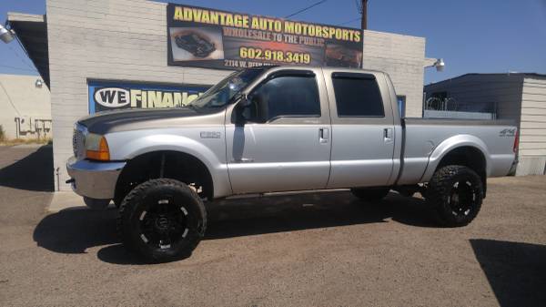 2001 FORD F-250 LIFTED 4X4 CREW CAB 7.3 DIESEL - cars & trucks - by... for sale in Phoenix, AZ