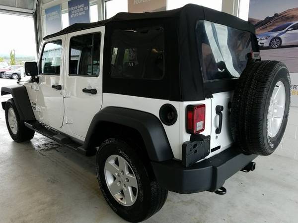 2017 Jeep Wrangler Unlimited Sport Convertible Bright White Clearcoat for sale in State College, PA – photo 12