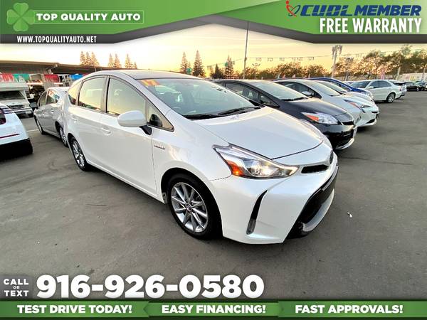 2017 Toyota Prius v Five Hybrid for only $17,495 - cars & trucks -... for sale in Rancho Cordova, CA – photo 5