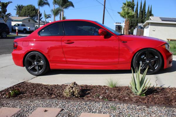 2011 BMW 135I Msport 6 MT Crimson Red canyon carver/DD, 62,214 Miles... for sale in Oceanside, CA – photo 11