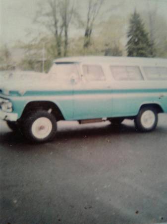Original 2 owner 1962 GMC four-wheel drive Suburban "carryall" for sale in Doylestown, CA