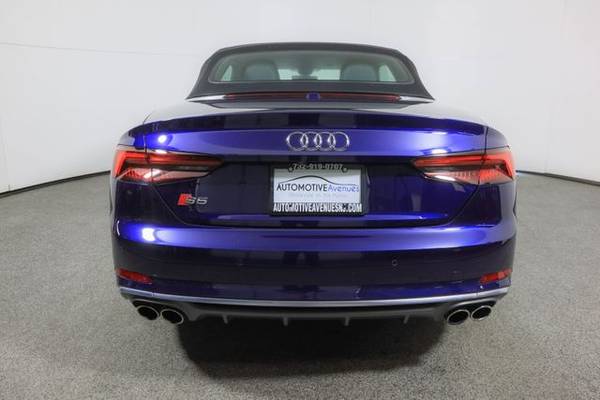 2018 Audi S5 Cabriolet, Navarra Blue Metallic/Black Roof - cars &... for sale in Wall, NJ – photo 12
