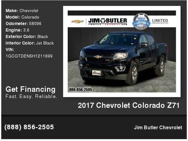 2017 Chevrolet Chevy Colorado Z71 - - by dealer for sale in Fenton, MO