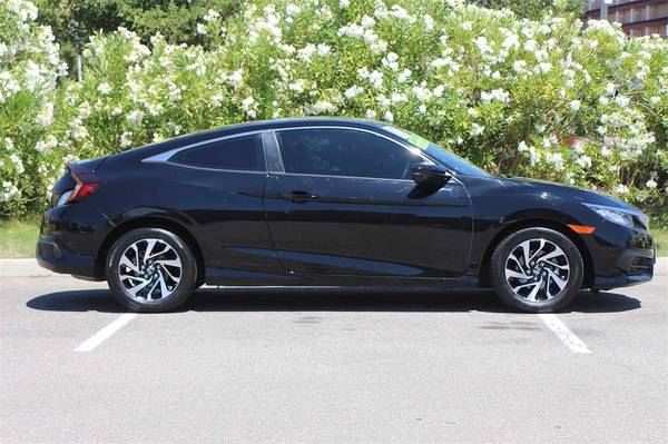 2017 Honda Civic LX-P coupe Crystal Black Pearl for sale in Livermore, CA – photo 5