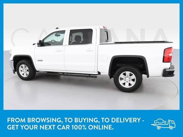 2018 GMC Sierra 1500 Crew Cab SLE Pickup 4D 5 3/4 ft pickup White for sale in Myrtle Beach, SC – photo 5