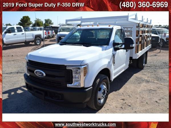 2019 Ford Super Duty F-350 DRW F-350 XL 12 Foot Flat Bed with Rack -... for sale in mesa, TX – photo 4