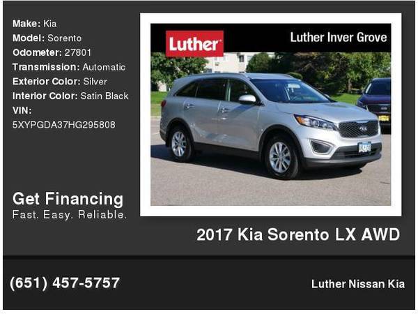 2017 Kia Sorento LX AWD for sale in Inver Grove Heights, MN