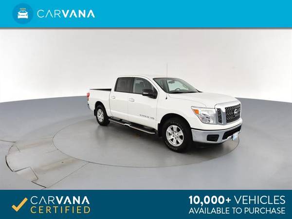 2018 Nissan Titan Crew Cab SV Pickup 4D 5 1/2 ft pickup White - for sale in Columbia, SC – photo 9