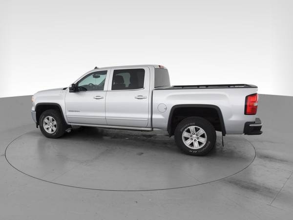 2015 GMC Sierra 1500 Crew Cab SLE Pickup 4D 6 1/2 ft pickup Silver -... for sale in Pittsburgh, PA – photo 6